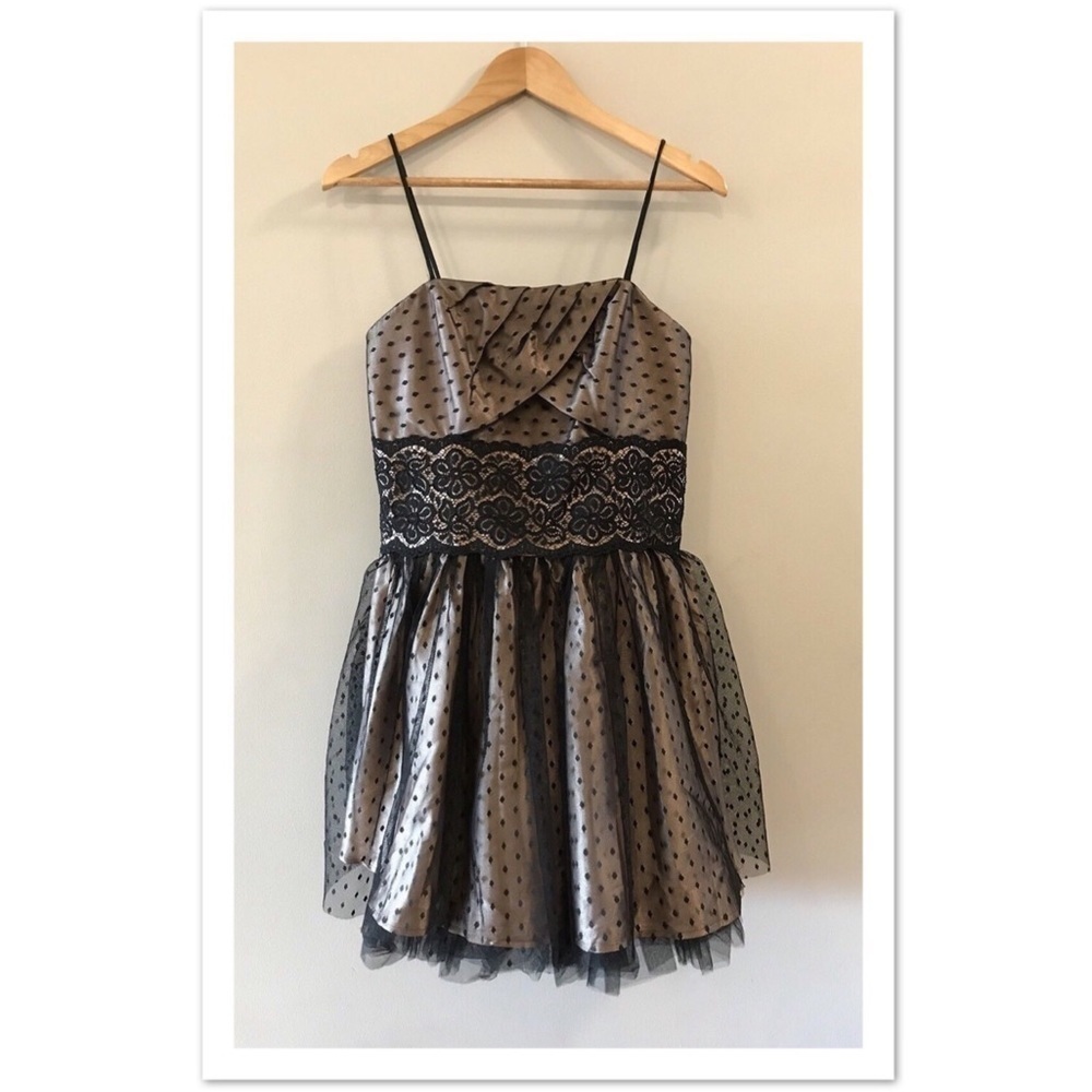 Gunne Sax Jessica McClintock Flare Evening Mini Dress 9